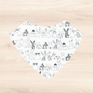 Bunny Parade Dribble Bib