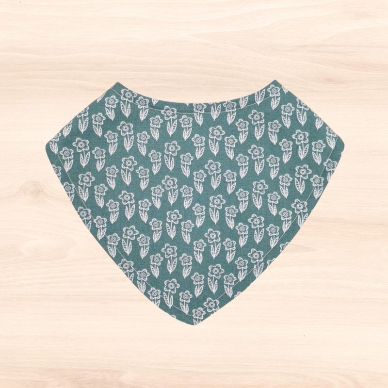 Forest Flowers Dribble Bib