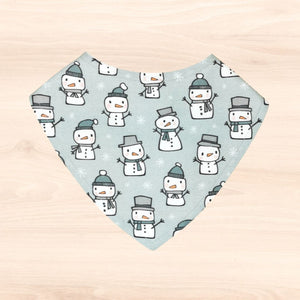 Little Snowmen Dribble Bib