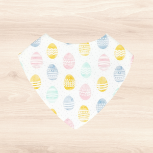 Pastel Eggs Dribble Bib