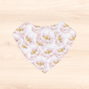 Peonies Dribble Bib