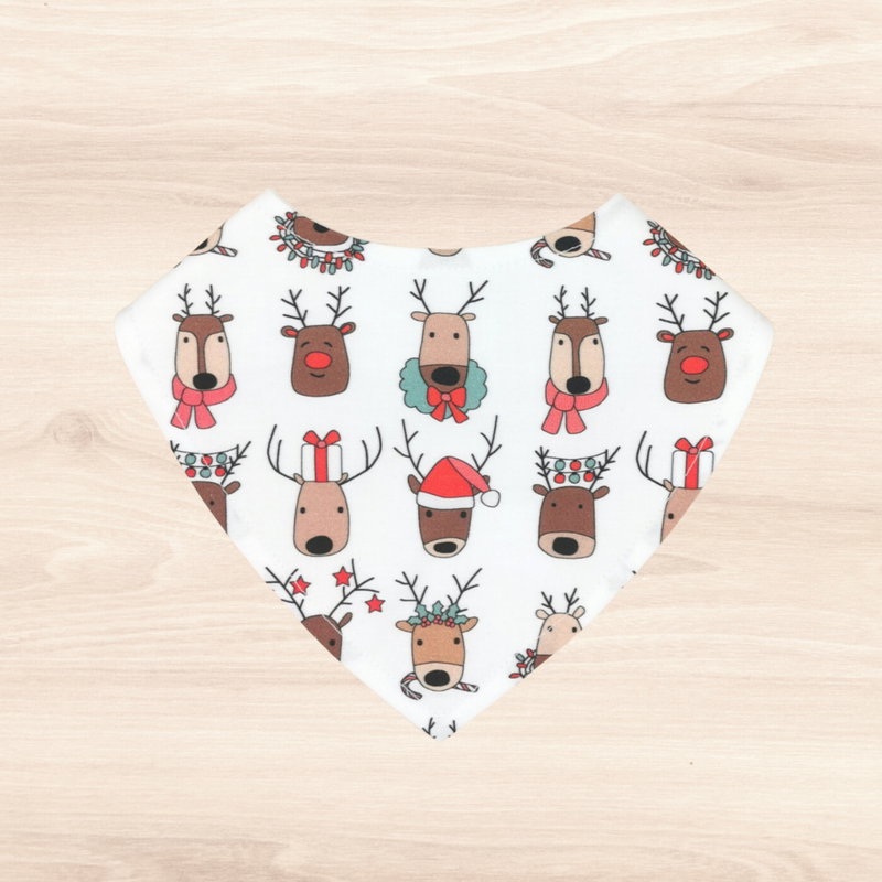 Reindeer Cuties Dribble Bib