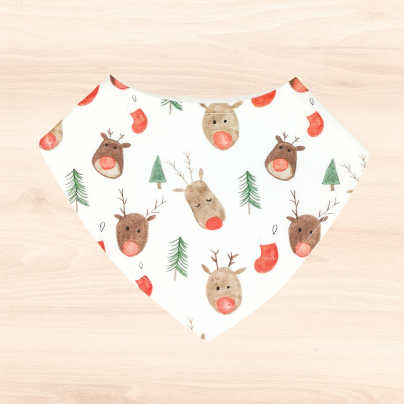 Reindeer Friends Dribble Bib