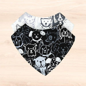 Sketchy Dogs & Sketchy Cats Bib Combo