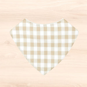 String Gingham Dribble Bib