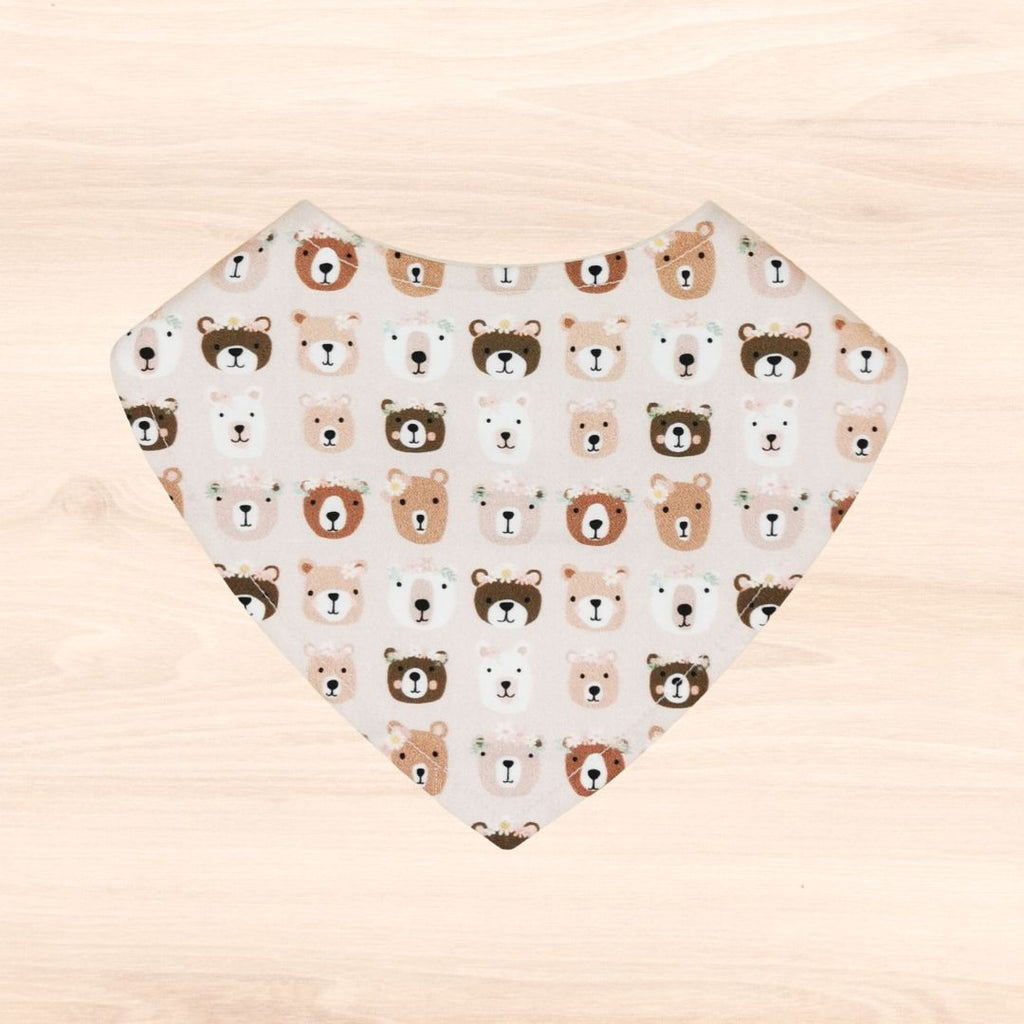 Teddies & Flower Crowns Dribble Bib
