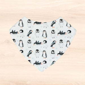 Winter Penguins Dribble Bib