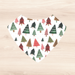 Yuletide Trees Dribble Bib