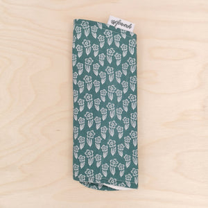 Forest Flowers Burp Cloth